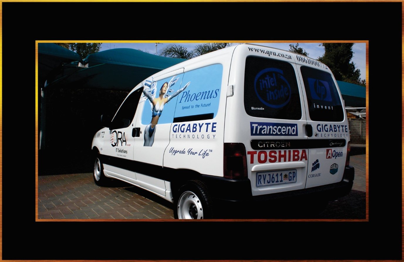 Vehicle Branding example 8 by Steampunk Signs