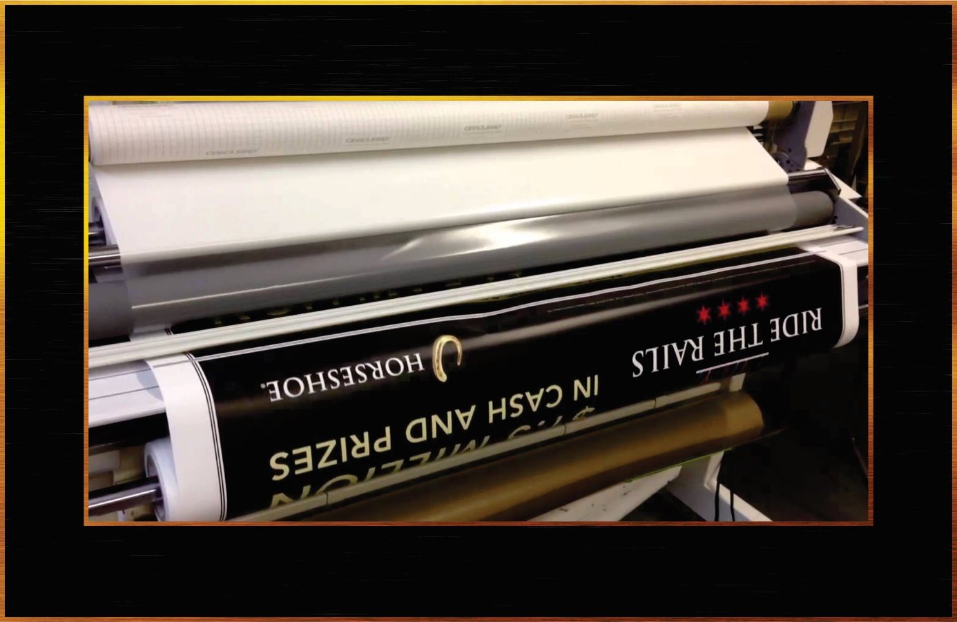 Vinyl Laminating by Steampunk Signs